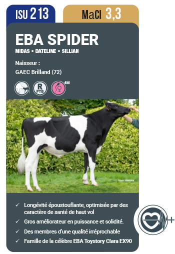 EBA SPIDER - Segment Santé - Index holstein Avril 2023