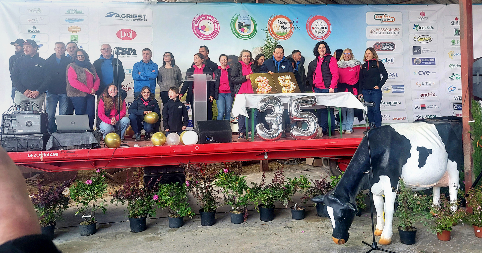 Célébration des 35 ans de fabrication de glaces artisanales
